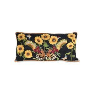 New MacKenzie-Childs Monarch Butterfly Large Lumbar Pillow $500 Discontinued